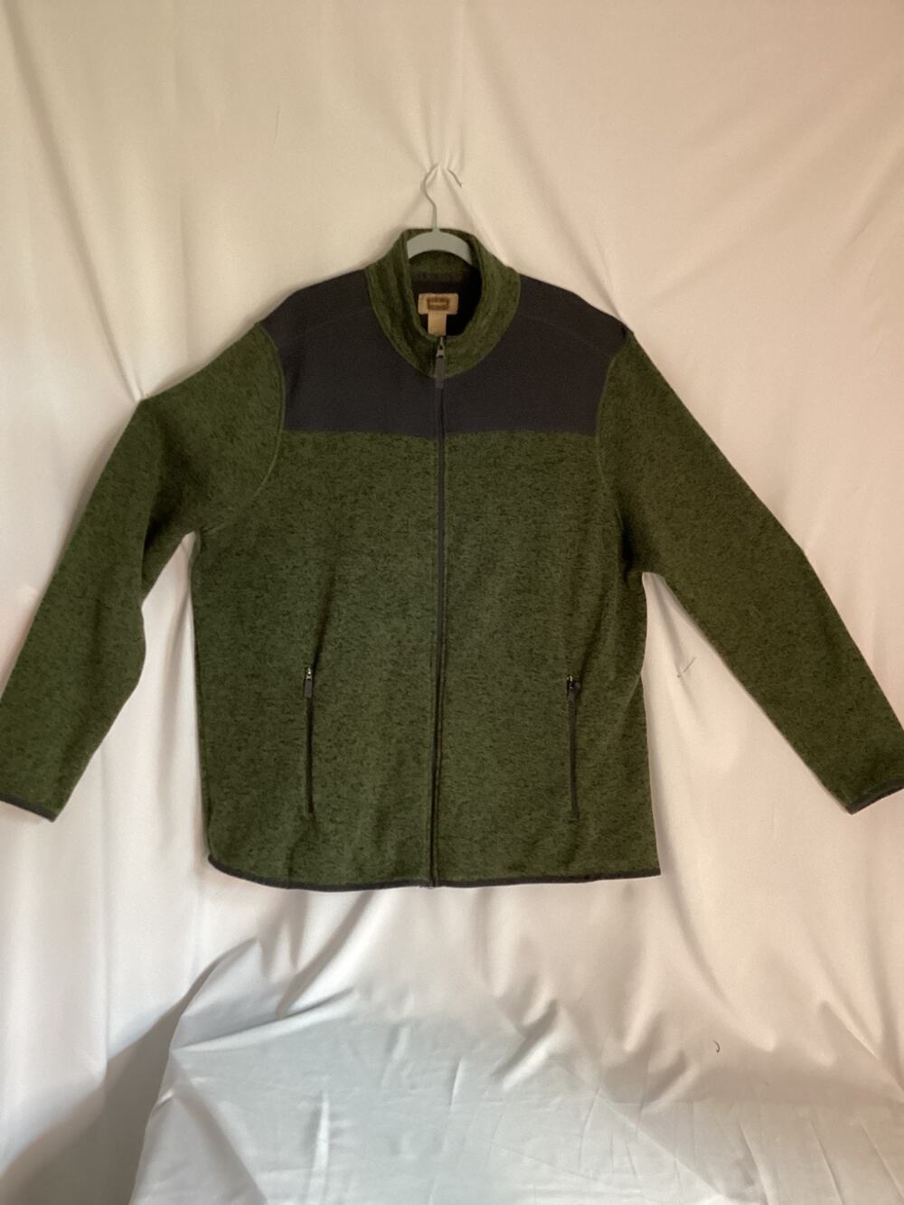 Foundry 3XL Zip-Up Jacket – Green & Gray | Casual Workwear Layer